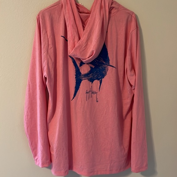 Pink Guy Harvey Hoodie | XXL - Picture 3 of 4